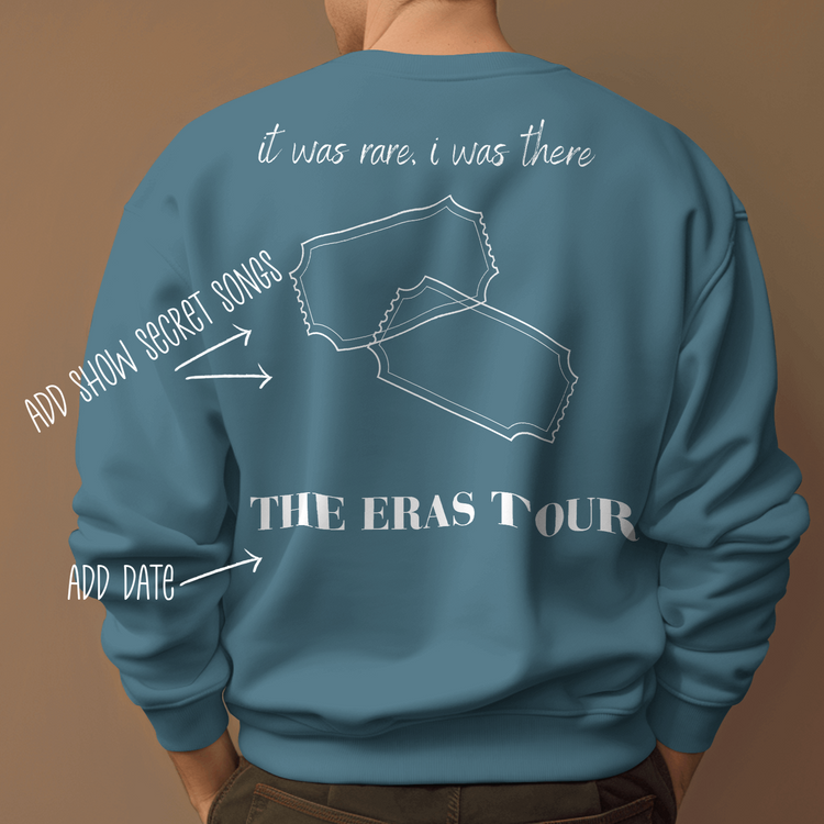 The Eras Tour Date Sweatshirt
