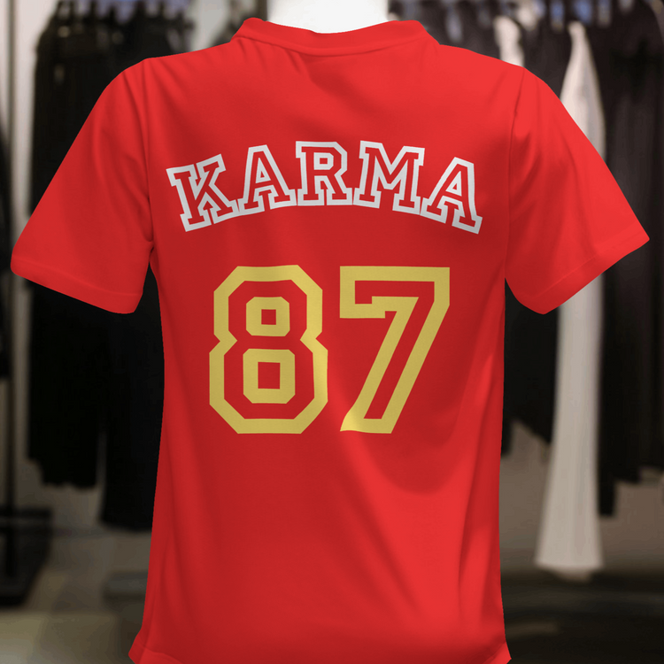 Karma 87 Jersey Style Shirt