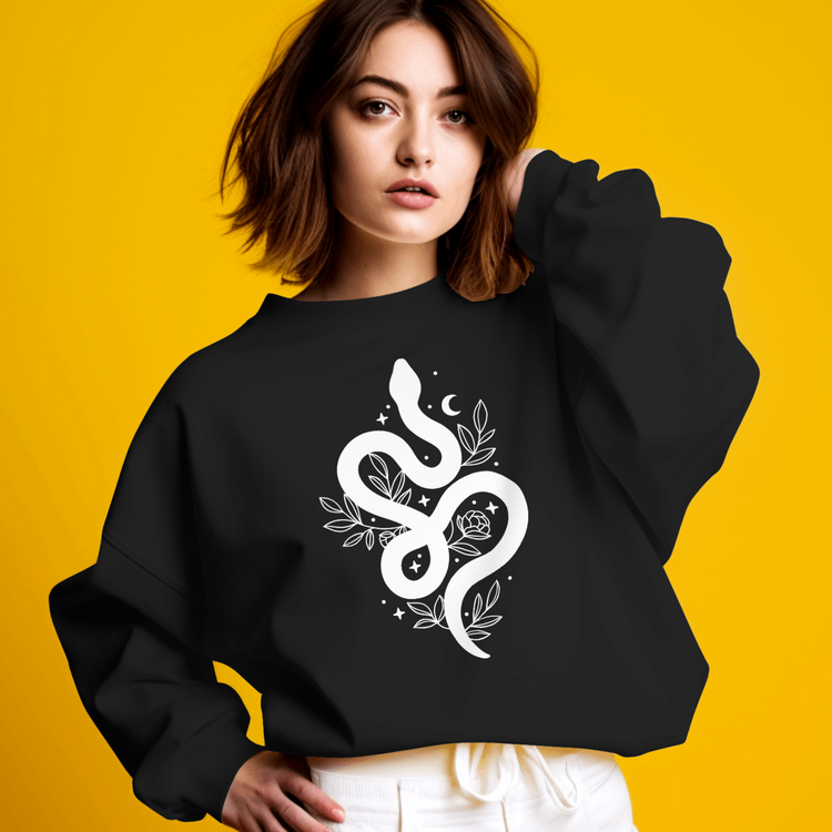 Floral Snake Reputation Sweatshirt