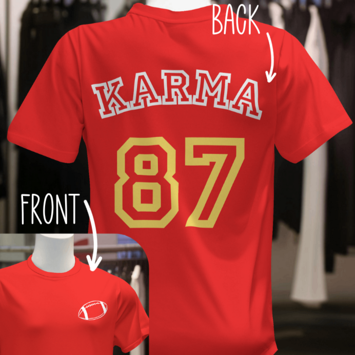 Karma 87 Jersey Style Shirt
