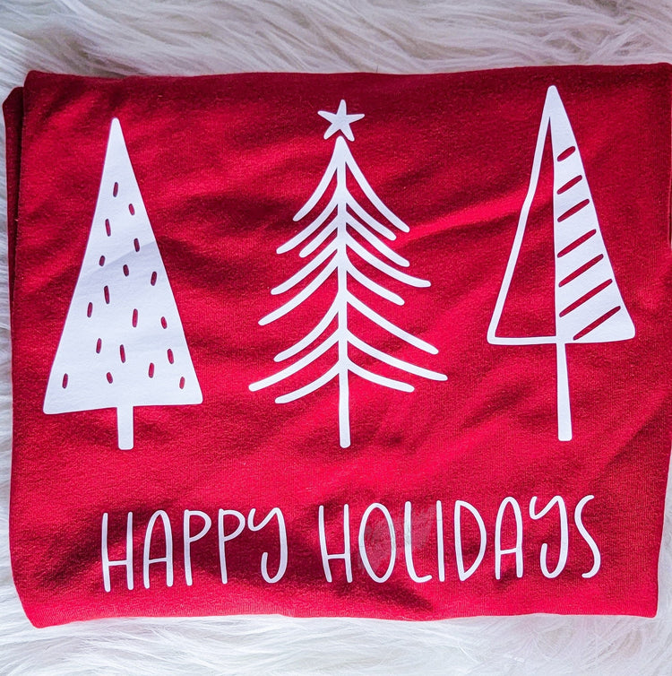 Happy Holidays Tree Shirt