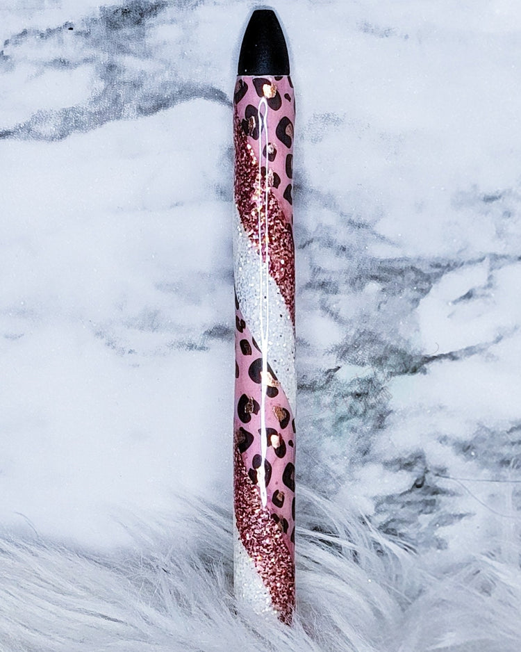 Pink Leopard Pen