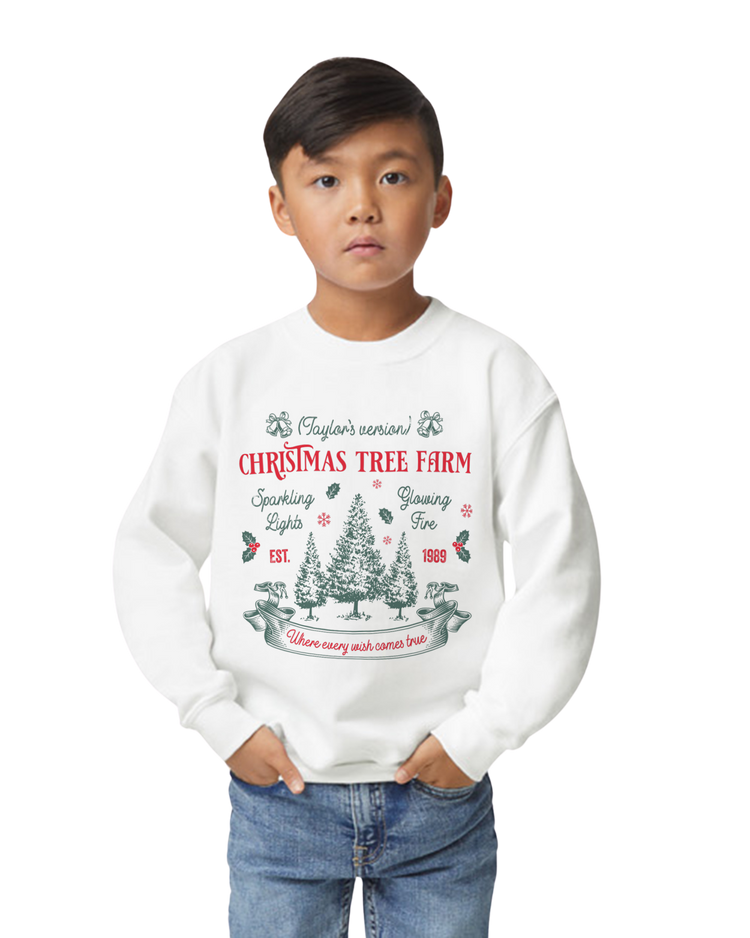 Christmas Tree Farm Kid's Sweatshirt
