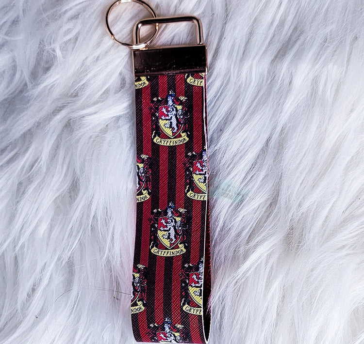 Wizard School House Crest Key Fob