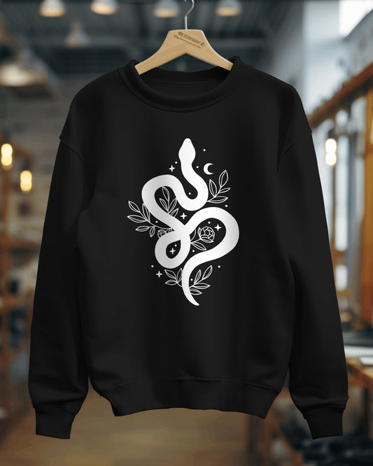 Floral Snake Sweatshirt
