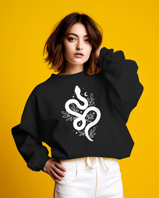 Floral Snake Sweatshirt