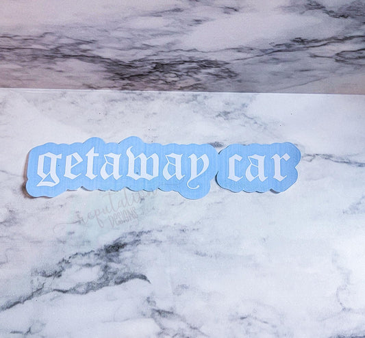 Getaway Car Decal