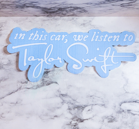 In This Car TS Decal