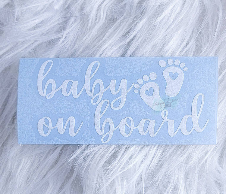 Baby on Board Decal