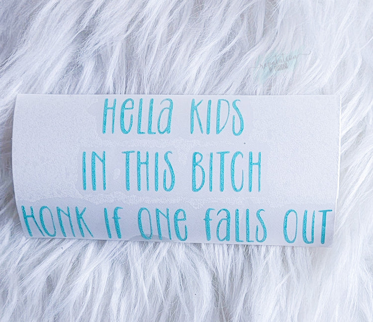 Hella Kids Decal