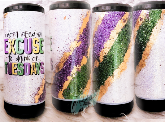 Mardi Gras 4-in-1 Tumbler