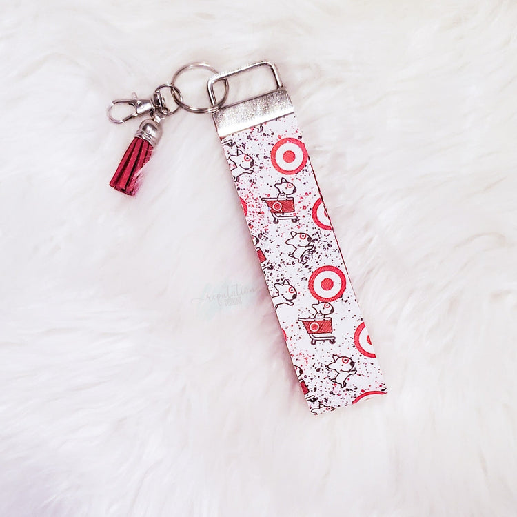 Bullseye Dog Key Fob